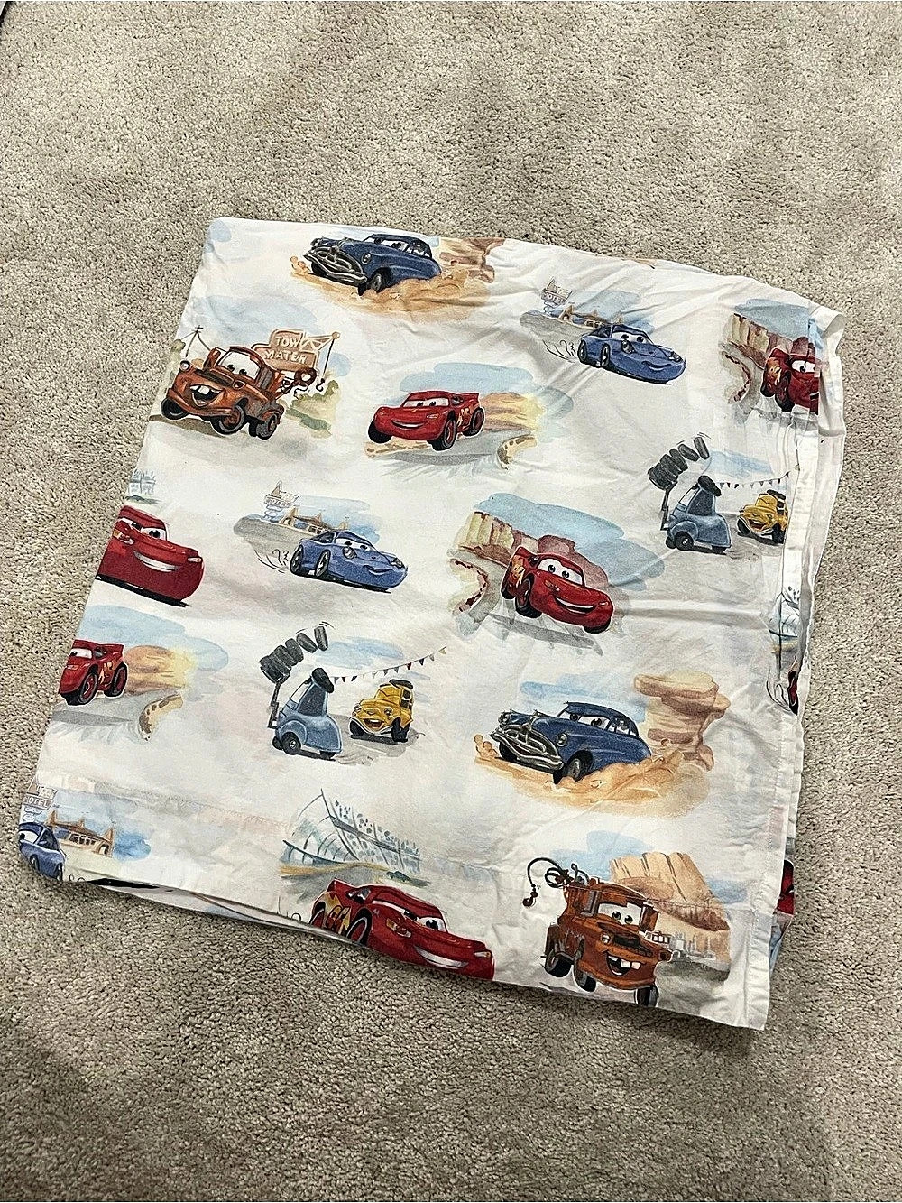 Pottery Barn Kids Disney and Pixar Organic Cotton Full Size Top Sheer